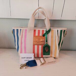 Kurt Geiger Multicolor Striped Crossbody Bag